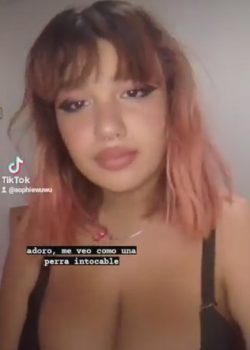 Adolescente tiktoker filtrada mostrando las tetasas 11