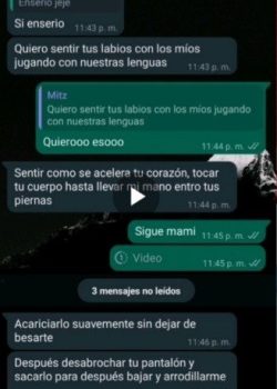 Despues de tanto chat cachondo pudimos coger con mi flaca 1