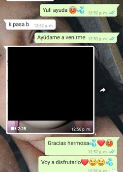 Mi flaca me manda nudes por whatsapp + videos 2